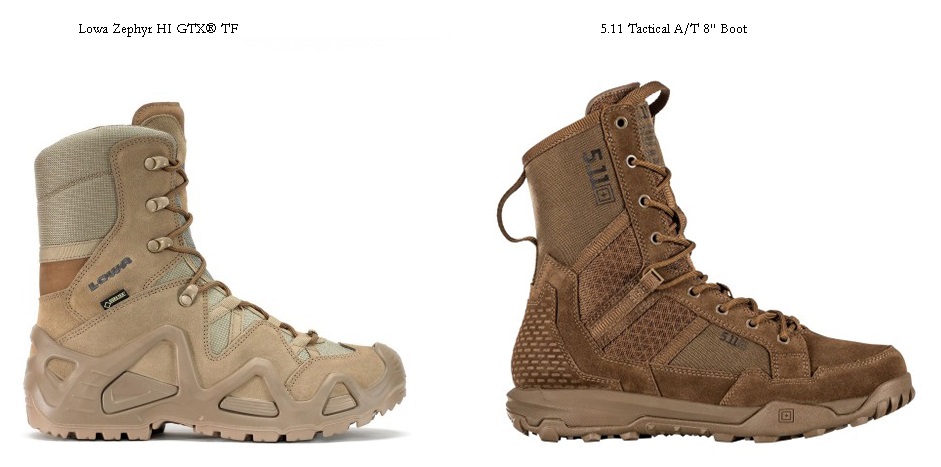 Lowa Zephyr, 5.11 Tactical A/T 8'' Boot, Демісезонні трекінгові черевики, тактичне взуття, взуття для спецназу, поліції