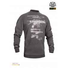 Свiтшот зимовий "WS- M16/AR15" (Winter Sweatshirt M16/AR15 Rifle Legend) 