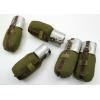 ROMANIAN ARMY CANTEEN WITH FELT COVER AND CUP (USED)