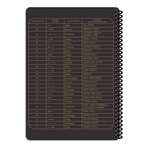 Блокнот всепогодний Ecopybook Tactical "Для командира взводу" (A5), ET-notebook-8