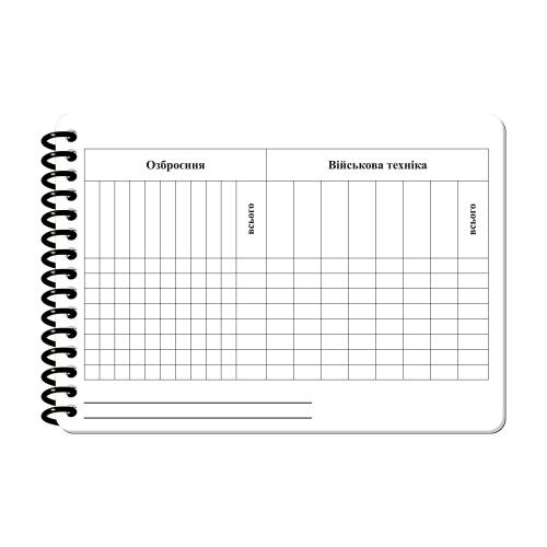 Блокнот всепогодний Ecopybook Tactical "Для військового розвідника" (A6), ET-notebook-11