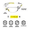 Окуляри захисні балістичні Mechanix "Tactical Type-N" (Amber Frame, Amber Lens)