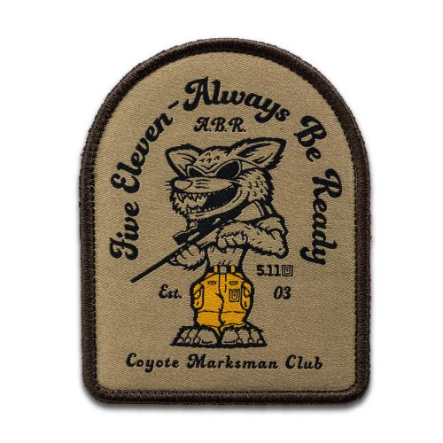 Нашивка 5.11 Tactical "Coyote Hunter Patch", 92459-120 - Prof1group Нашивка 5.11 Tactical "Coyote Hunter Patch", 92459-120