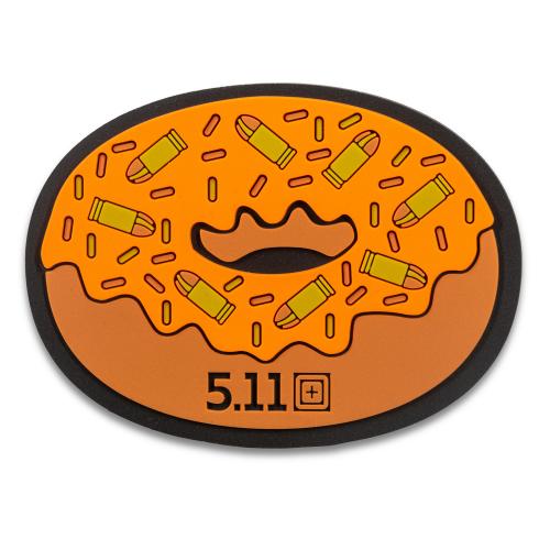 Нашивка 5.11 Tactical "Bullet Donut Pumpkin Patch", 92208-461 - Prof1group Нашивка 5.11 Tactical "Bullet Donut Pumpkin Patch", 92208-461