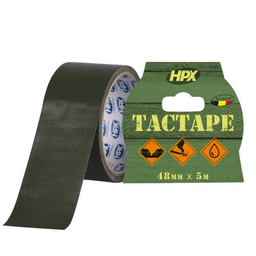 Лента клейкая армированная HPX® "TACTAPE" (48mm x 5m)