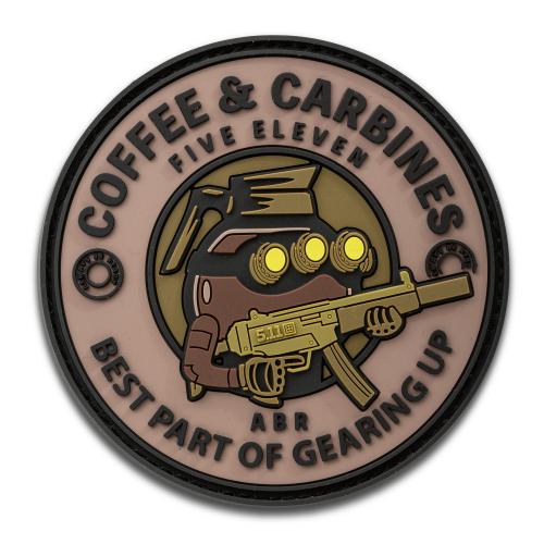 Нашивка 5.11 Tactical® "Coffee & Carbines Patch", 92499AAT-956