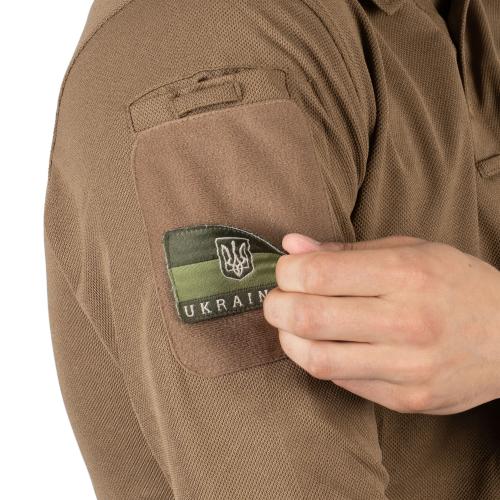 Футболка Поло тактична з довгим рукавом "Tactical Long Sleeve Polo Shirt Quick Dry", 10962019