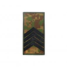 Shoulder strap embroidered "Staff Sergeant" with Velcro