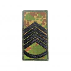 Shoulder strap embroidered "Master Sergeant" with Velcro
