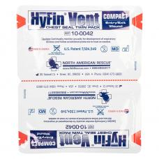 HyFin Vent Compact Chest Seal Twin Pack (2 pieces included)