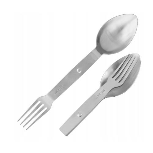 Набір столовий Sturm Mil-Tec® "GÖFFEL Folding Stainless Steel", 14625000