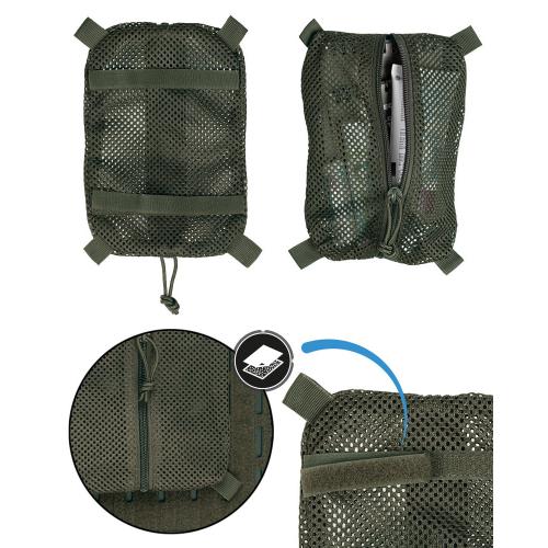 Підсумок універсальний сітчастий Sturm Mil-Tec® "Mesh Bag with Velcro", 16003501 - Prof1group Підсумок універсальний сітчастий Sturm Mil-Tec® "Mesh Bag with Velcro", 16003501