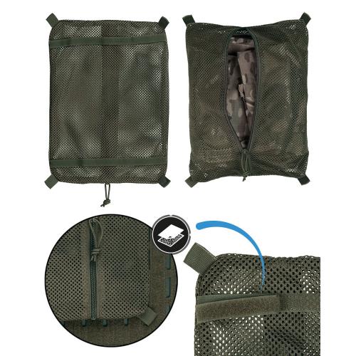Підсумок універсальний сітчастий Sturm Mil-Tec® "Mesh Bag with Velcro", 16003701 - Prof1group Підсумок універсальний сітчастий Sturm Mil-Tec® "Mesh Bag with Velcro", 16003701