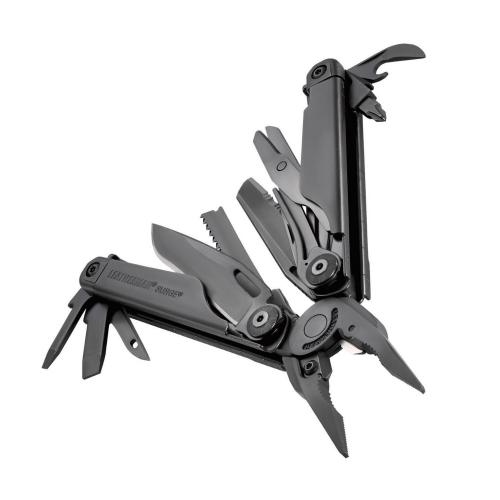 Мультиинструмент Leatherman® "Surge® Black" (нейлоновый чехол), 831334