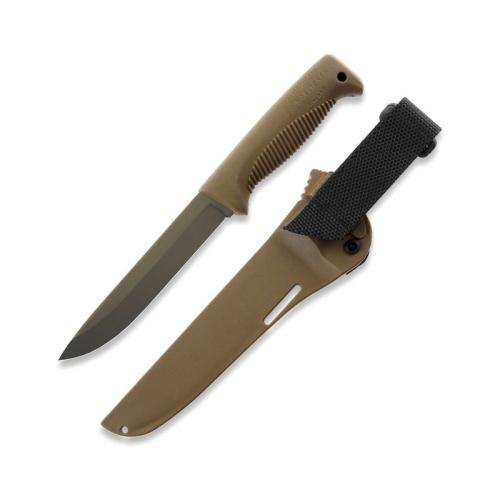 Ніж Peltonen® "M95" (покриття Cerakote® FDE, композитний чохол), FJP060