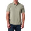 Військовий одяг - Футболка поло "5.11 Tactical&reg; Paramount Chest Polo" Mortar Heather