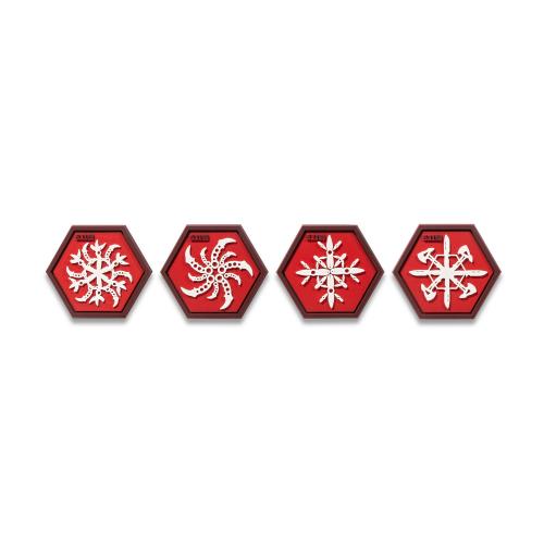 Набір патчів "5.11 Tactical® Snowflake Ninja Star Patch" (4 шт. в комплекті), 92039-460 - Prof1group Набір патчів "5.11 Tactical® Snowflake Ninja Star Patch" (4 шт. в комплекті), 92039-460