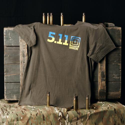 Футболка с рисунком "5.11 Tactical® Ukraine 5.11® Fill" (лимитированная серия), 76340UA-186