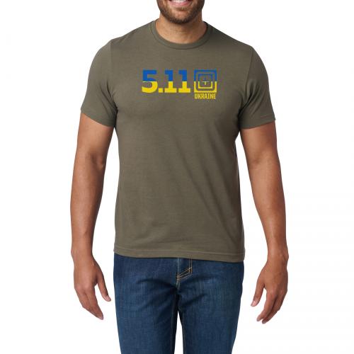 Футболка с рисунком "5.11 Tactical® Ukraine 5.11® Fill" (лимитированная серия), 76340UA-186