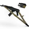 Тактичне спорядження - Ремінь збройовий одно/двоточковий RAGNAROK "ODIN carbine" Український цифровий камуфляж (ММ-14)