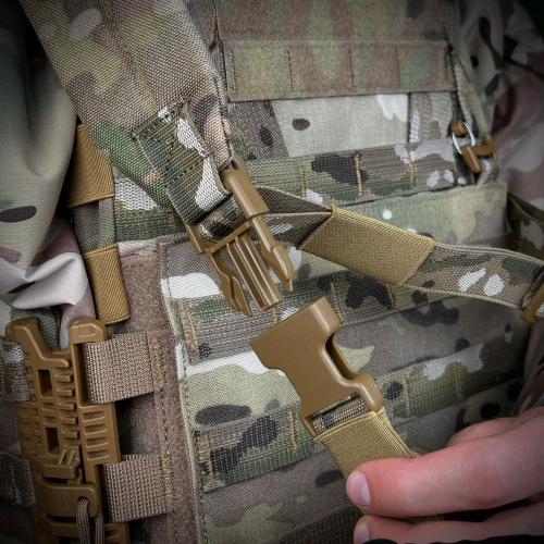 RAGNAROK three-point weapon belt with a wide shoulder pad "KRAKEN" carbine, RRM3K
