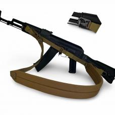 Ремінь збройовий RAGNAROK триточковий з широким наплічником "KRAKEN" carbine