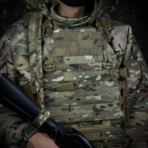 Ремінь збройовий RAGNAROK триточковий з широким наплічником "KRAKEN" sling, RRM3v2-MC