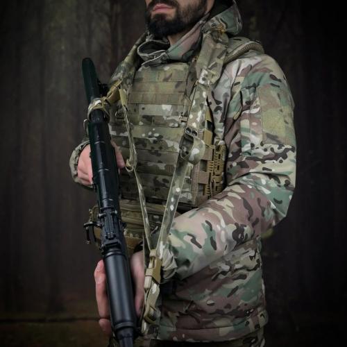 Ремінь збройовий RAGNAROK триточковий з широким наплічником "KRAKEN" sling, RRM3v2-MC