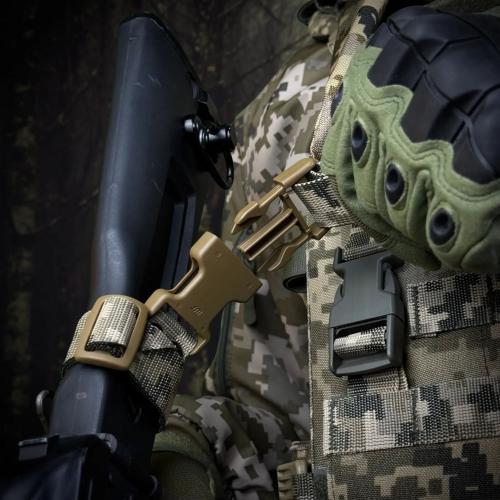 Ремінь збройовий RAGNAROK триточковий з широким наплічником "KRAKEN" sling, RRM3v2-UDC