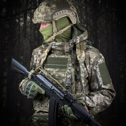 Ремінь збройовий RAGNAROK триточковий з широким наплічником "KRAKEN" sling, RRM3v2-UDC