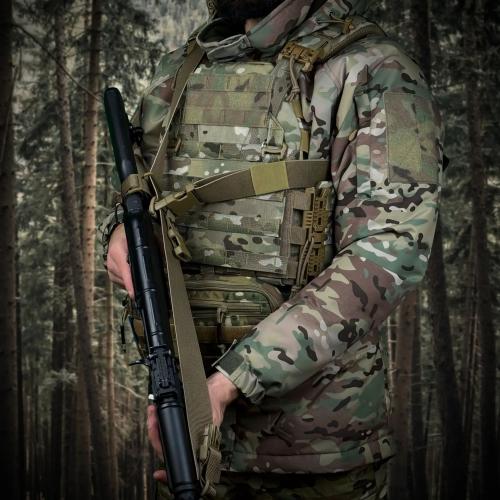 Ремінь збройовий триточковий RAGNAROK "Hel" sling, F-03-1 - Prof1group Ремінь збройовий триточковий RAGNAROK "Hel" sling, F-03-1