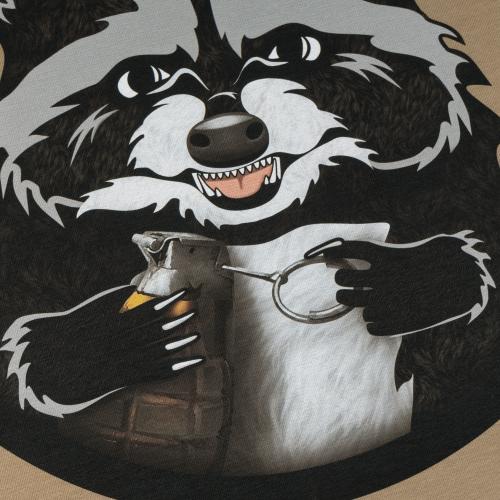 Футболка з малюнком "Єнот", UA281-29891-TN-ENT