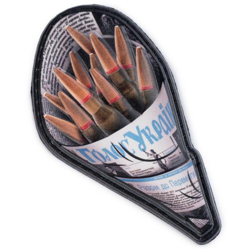 Нашивка на липучці "SEMKI" PVC, UA281-29859-PVC-SMK