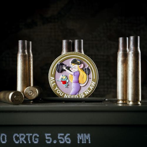 Нашивка на липучке "NLAW" PVC, UA281-29859-PVC-NLW