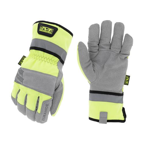Рукавички тактичні зимові Mechanix® "Coldwork™ Hi-Viz Canvas Gauntlet Gloves", CWKGLT-91