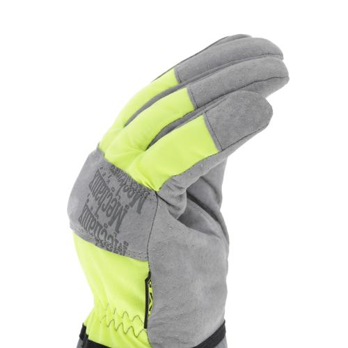 Рукавички тактичні зимові Mechanix® "Coldwork™ Hi-Viz Canvas Gauntlet Gloves", CWKGLT-91