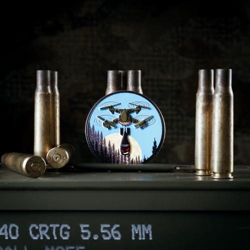 Нашивка на липучці "Дрон" PVC, UA281-29859-PVC-DRN