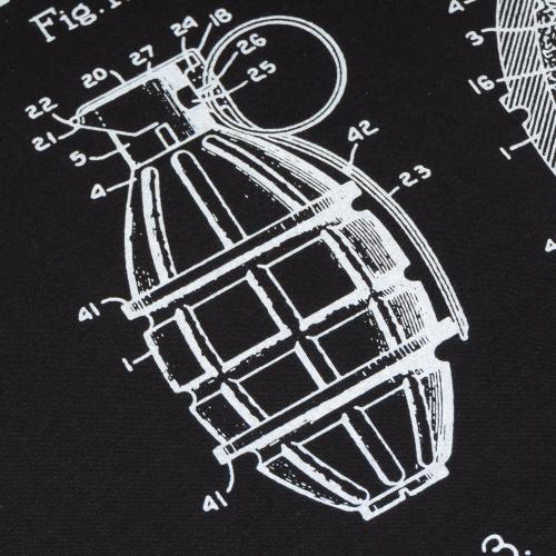 Футболка з малюнком "Grenade", UA281-29891-BK-GN - Prof1group Футболка з малюнком "Grenade", UA281-29891-BK-GN