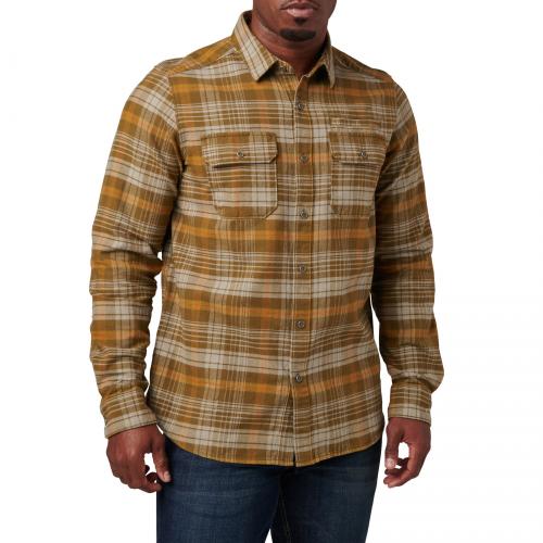 Сорочка тактична "5.11 Tactical® Lester Flannel Plaid Long Sleeve Shirt", 72532-949
