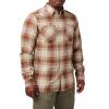 Військовий одяг - Сорочка тактична "5.11 Tactical&reg; Silverwood Flannel Plaid Long Sleeve Shirt" Sand Dune Plaid
