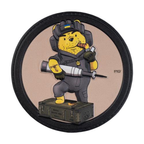 Нашивка на липучке "Мишка" PVC, UA281-29859-PVC-VDM
