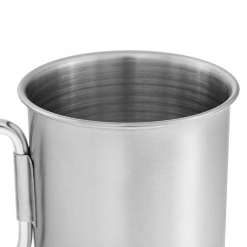 Кружка нержавіюча Sturm Mil-Tec® "Stainless Steel Karabiner Cup" (250 ml), 14607800