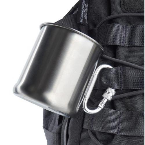 Кружка нержавіюча Sturm Mil-Tec® "Stainless Steel Karabiner Cup" (250 ml), 14607800