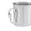 Кружка нержавіюча Sturm Mil-Tec® "Stainless Steel Karabiner Cup" (250 ml), 14607800
