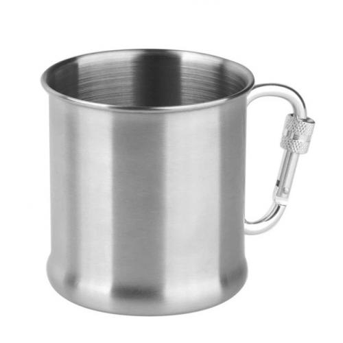 Кружка нержавіюча Sturm Mil-Tec® "Stainless Steel Karabiner Cup" (250 ml), 14607800
