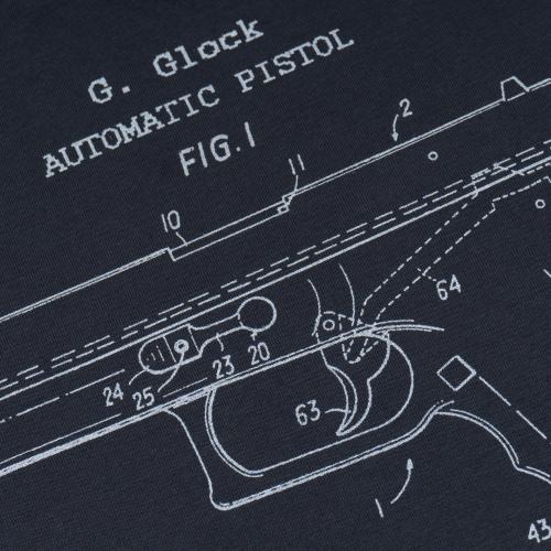 Футболка з малюнком "GLOCK Pistol Legend", UA281-29891-GT-GK - Prof1group Футболка з малюнком "GLOCK Pistol Legend", UA281-29891-GT-GK