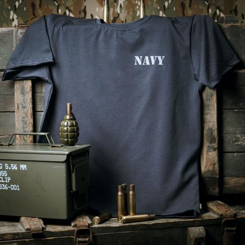 Футболка з малюнком "NAVY Logo", UA281-29891-GT-NVL
