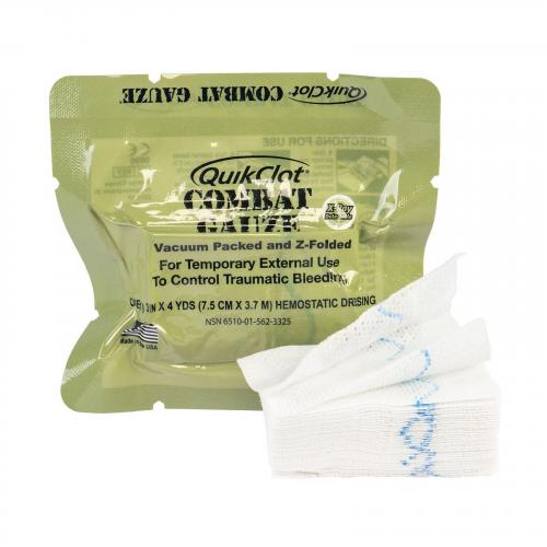 Бинт гемостатичний QuikClot® "Z-Fold Vacuum Packed Combat Gauze", 30-0039