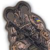 Нашивка на липучці "Колекція Символ Року - Коза", PROF1-SY-04