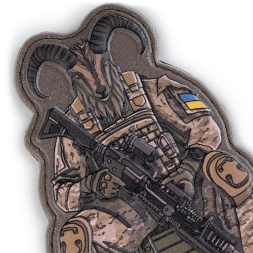 Нашивка на липучці "Колекція Символ Року - Коза", PROF1-SY-04